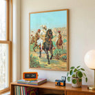 Shivaji Maharaj Painting for Living Room – Indian History Wall Art | MeriDeewar 3 : 4 Vertical Premium Wall Art Canvas by MeriDeewar