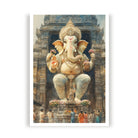 Shree Ganesh Painting Premium Wall Art Canvas by MeriDeewar