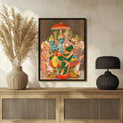 Shri Ram Panchayatam Painting for Home Decor | MeriDeewar 3 : 4 Vertical New Premium Wall Art Canvas by MeriDeewar