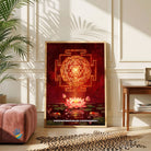 Shri Yantra | Yantra Wall Art 3 : 4 Vertical Premium Wall Art Canvas by MeriDeewar