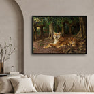 Silent Majesty – The Forest King 2 : 3 Horizontal Premium Wall Art Canvas by MeriDeewar