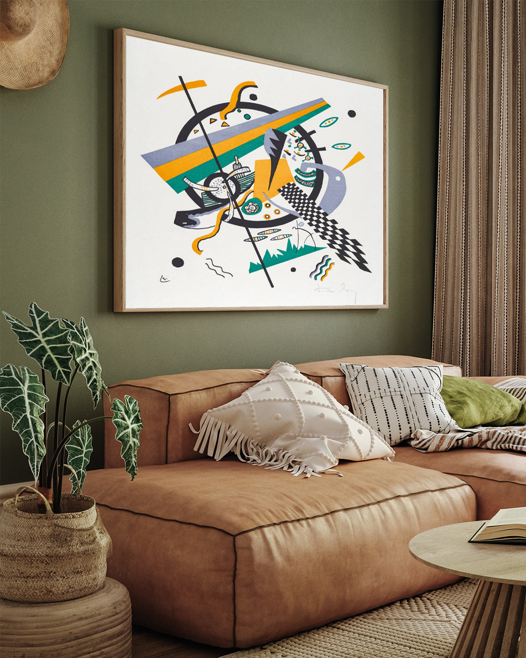 Small Worlds IV painting by Kleine Welten 3 : 4 Horizontal New Premium Wall Art Canvas by MeriDeewar