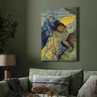 Spiritual Painting for Home | Van Gogh Pietà Wall Art | Giclée Fine Art Print 3 : 4 Vertical Premium Wall Art Canvas by MeriDeewar