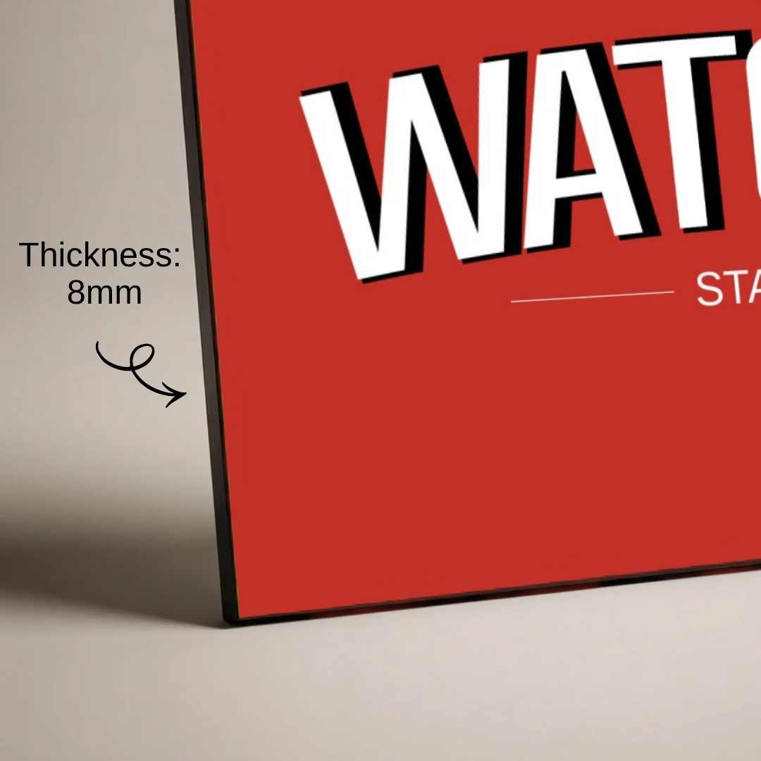 "Stop Watching Start Doing" Typography Poster | Horizontal Borderless Art Frame Poster Premium Wall Art Canvas by MeriDeewar