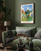 Street in Auvers-sur-Oise Painting by Vincent van Gogh 3 : 4 Vertical New Premium Wall Art Canvas by MeriDeewar