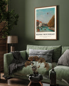 Study for View of the Pont de Sevres by Henri Rousseau 3 : 4 Vertical New Premium Wall Art Canvas by MeriDeewar