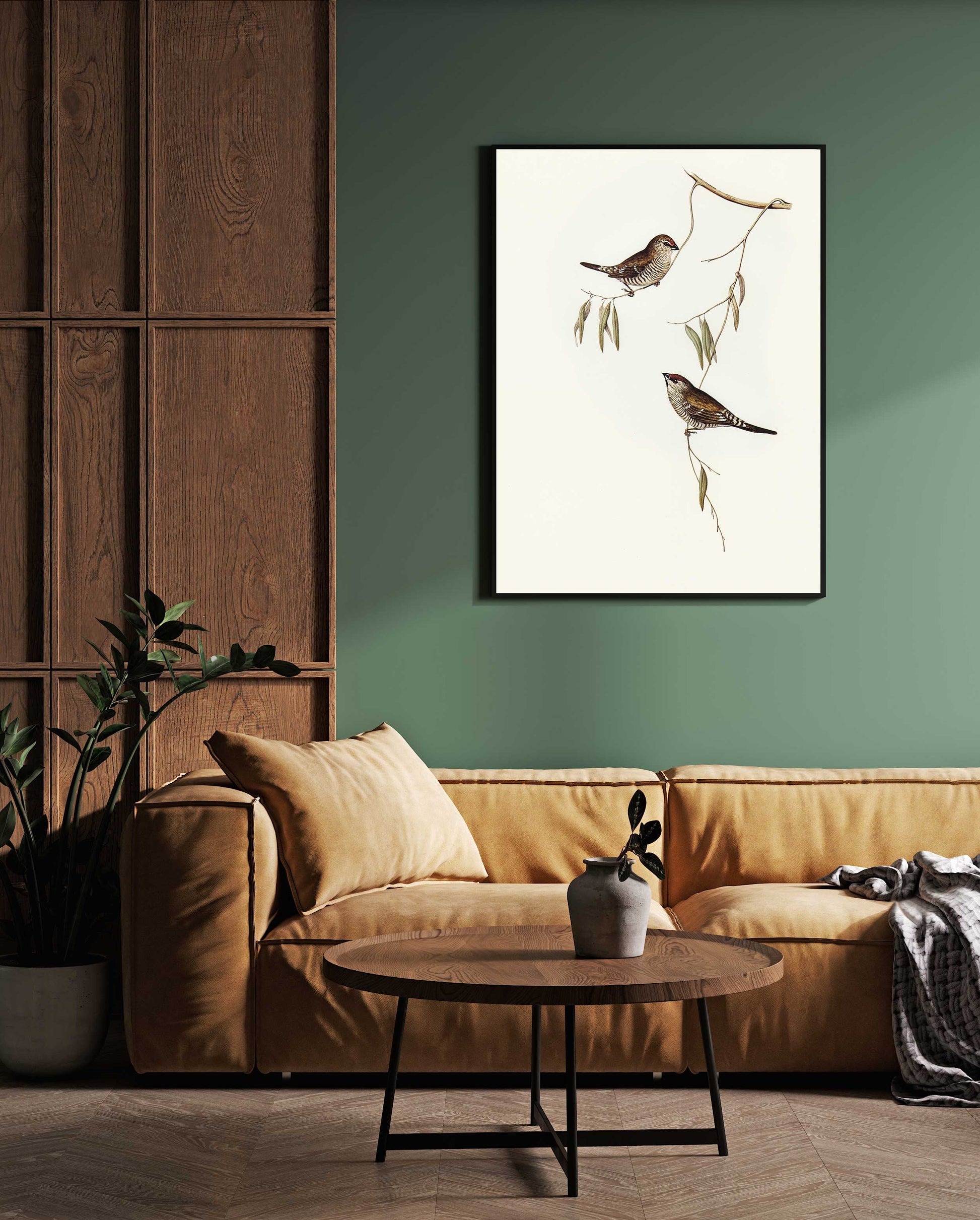 Stunning Bird Canvas: Unique Artwork for Living Spaces 2 : 3 Vertical Premium Wall Art Canvas by MeriDeewar