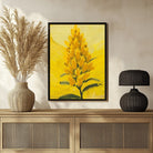 Stunning Cockscomb Floral Painting – Buy Online at MeriDeewar 3 : 4 Vertical New Premium Wall Art Canvas by MeriDeewar