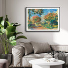 Sun-Drenched Countryside – Impressionist Landscape Wall Art 2 : 3 Horizontal Premium Wall Art Canvas by MeriDeewar