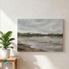 Sundarbans Tide | Abstract Bengal Delta Wall Art 3 : 2 Horizontal Premium Wall Art Canvas by MeriDeewar