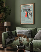 Sunday Press Poster by George Reiter Brill 3 : 4 Vertical New Premium Wall Art Canvas by MeriDeewar