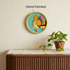 Surabhi | Hand-Painted Wall Art Plate Curate Premium Wall Art Canvas by MeriDeewar