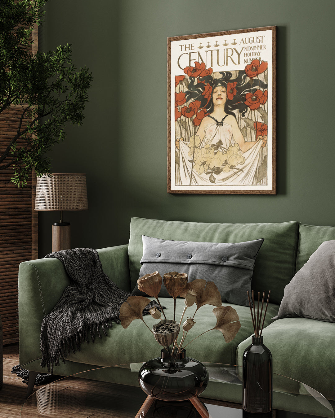 The August Century by J.C. Leyendecker 3 : 4 Vertical New Premium Wall Art Canvas by MeriDeewar