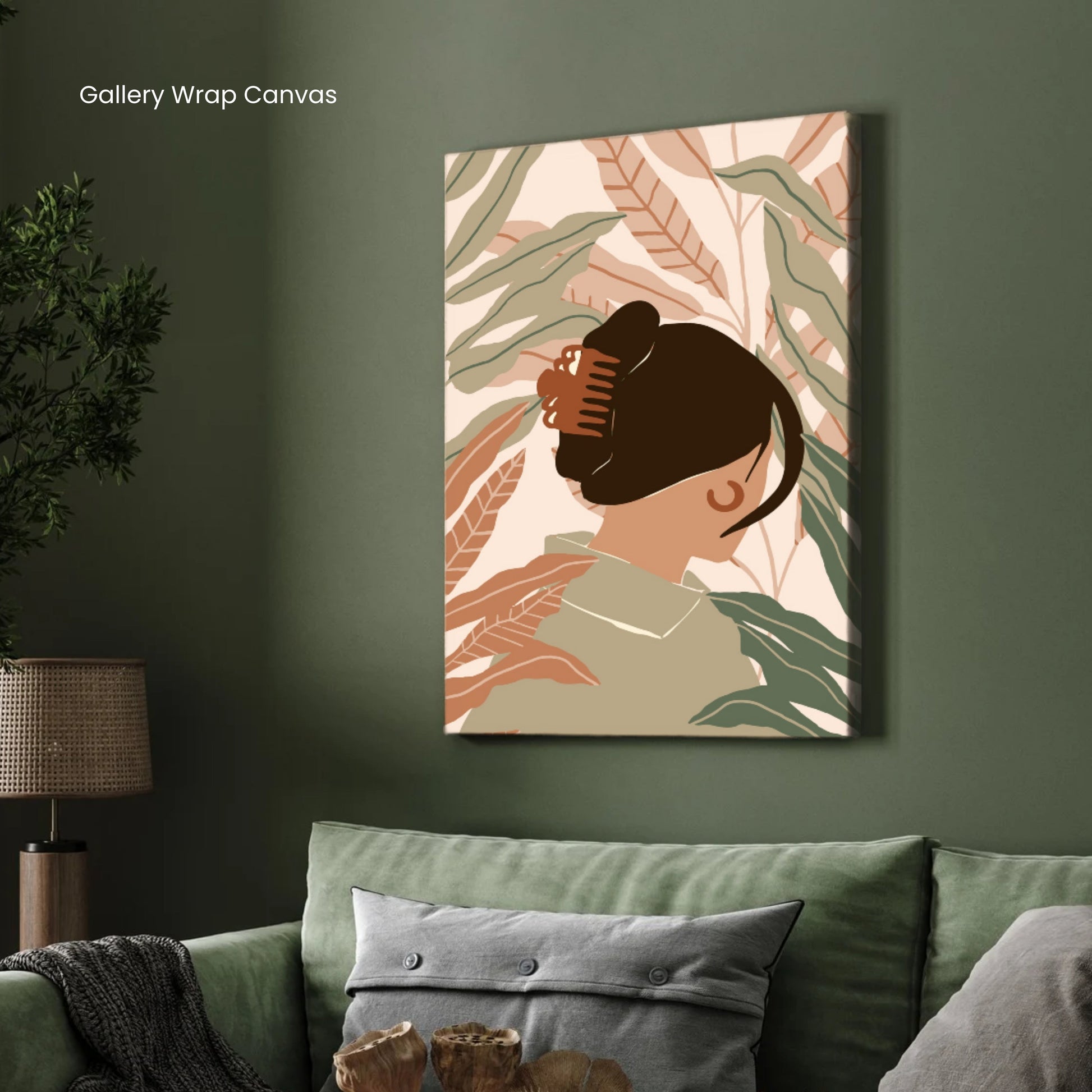 The Calm - A Modern Bohemian wall art 2 : 3 Vertical Premium Wall Art Canvas by MeriDeewar