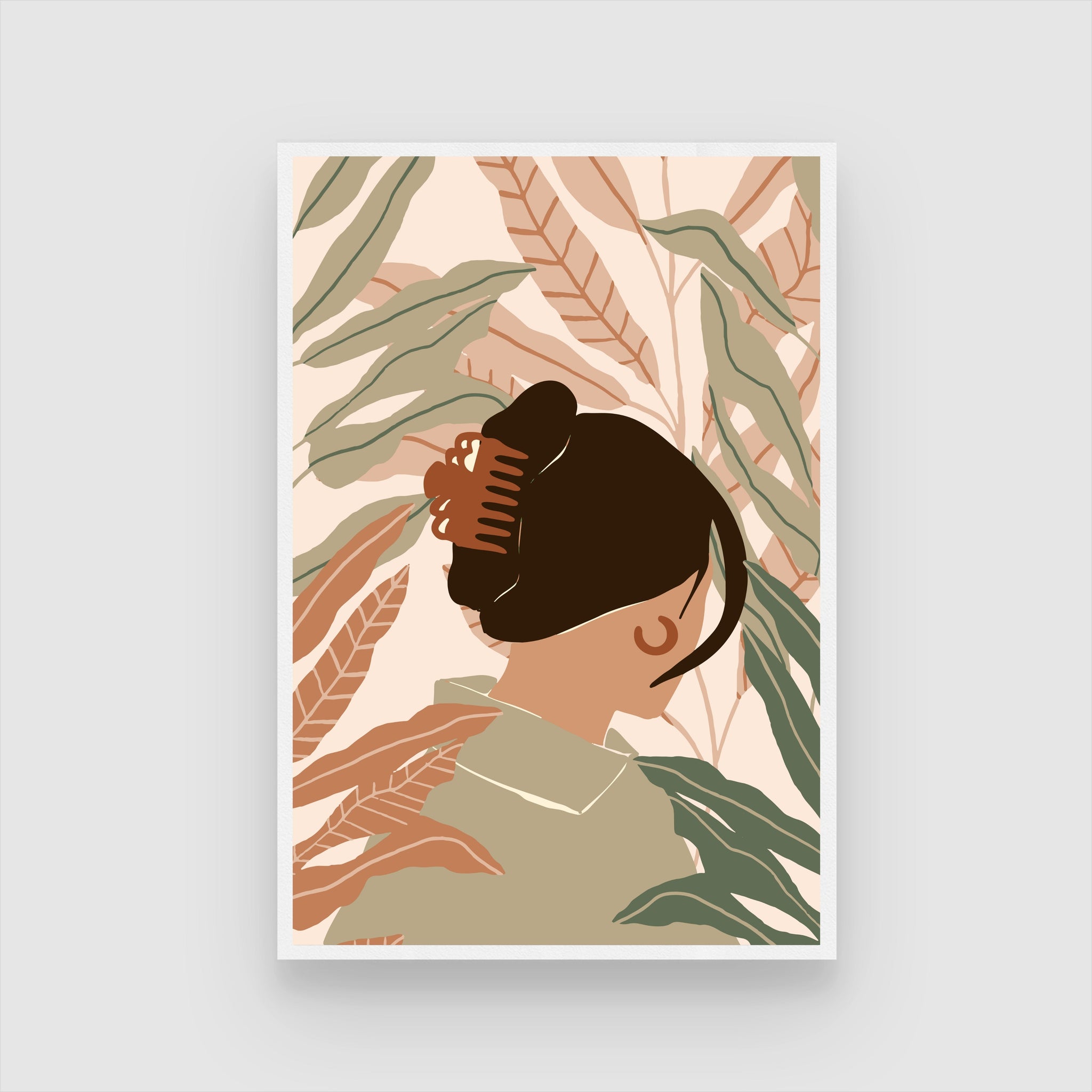 The Calm - A Modern Bohemian wall art 2 : 3 Vertical Premium Wall Art Canvas by MeriDeewar