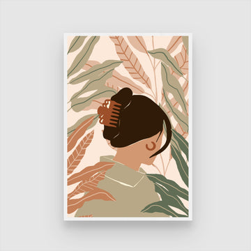 The Calm - A Modern Bohemian wall art 2 : 3 Vertical Premium Wall Art Canvas by MeriDeewar