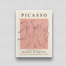The Dance Pink Poster by Pablo Picasso 3 : 4 Vertical New Premium Wall Art Canvas by MeriDeewar