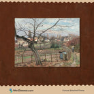 The Fence Painting by Camille Pissarro 3 : 4 Horizontal New Premium Wall Art Canvas by MeriDeewar