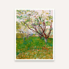 The Flowering Orchard Van Gogh Painting for Living Room | Nature Wall Art | Giclée Print 3 : 4 Vertical Premium Wall Art Canvas by MeriDeewar