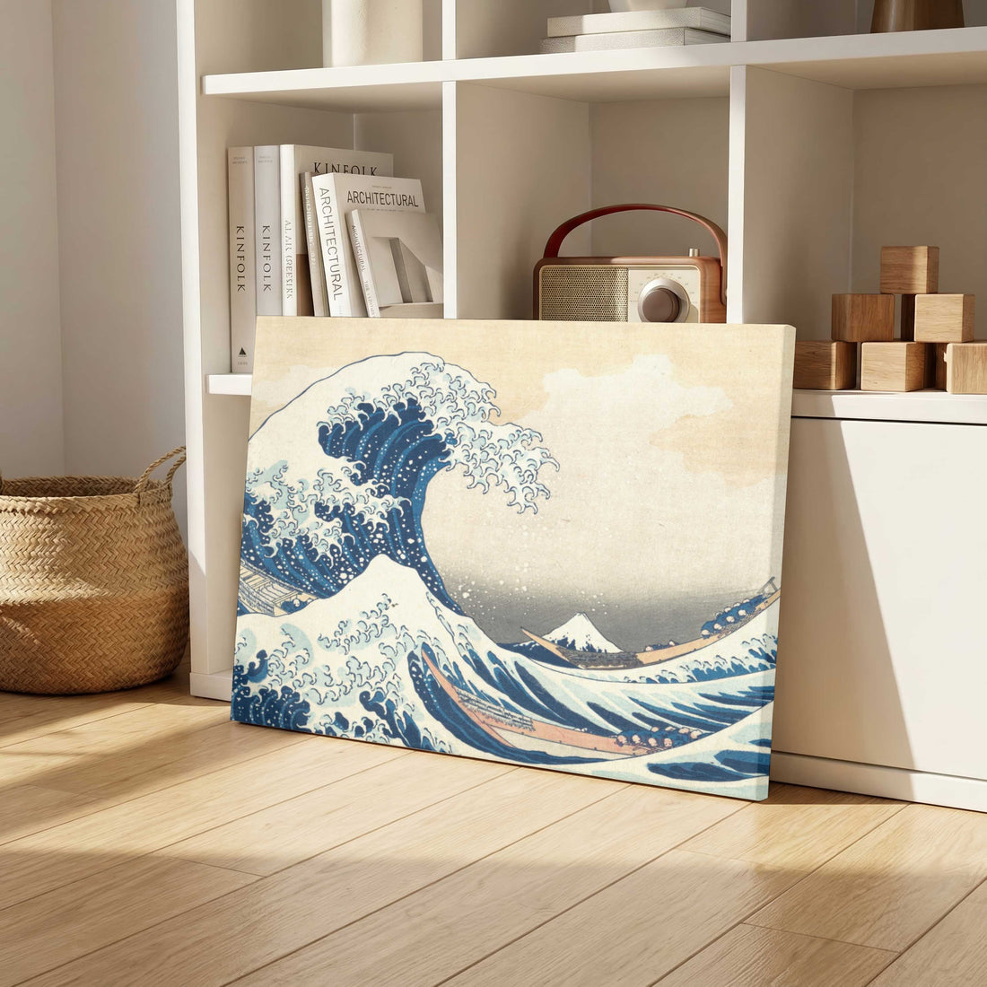 the great wave off kanagawa Painting - Meri Deewar 3 : 2 Horizontal Premium Wall Art Canvas by MeriDeewar