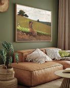 The Green Hill by Winslow Homer 3 : 4 Horizontal New Premium Wall Art Canvas by MeriDeewar