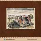The Haymakers by Camille Pissarro 3 : 4 Horizontal New Premium Wall Art Canvas by MeriDeewar