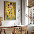 The Kiss Painting by Gustav Klimt 2 : 3 Vertical Premium Wall Art Canvas by MeriDeewar