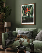 The Lueen Vintage plant poster 3 : 4 Vertical New Premium Wall Art Canvas by MeriDeewar