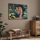 The Majestic Stare – Tiger in the Wild 2 : 3 Horizontal Premium Wall Art Canvas by MeriDeewar