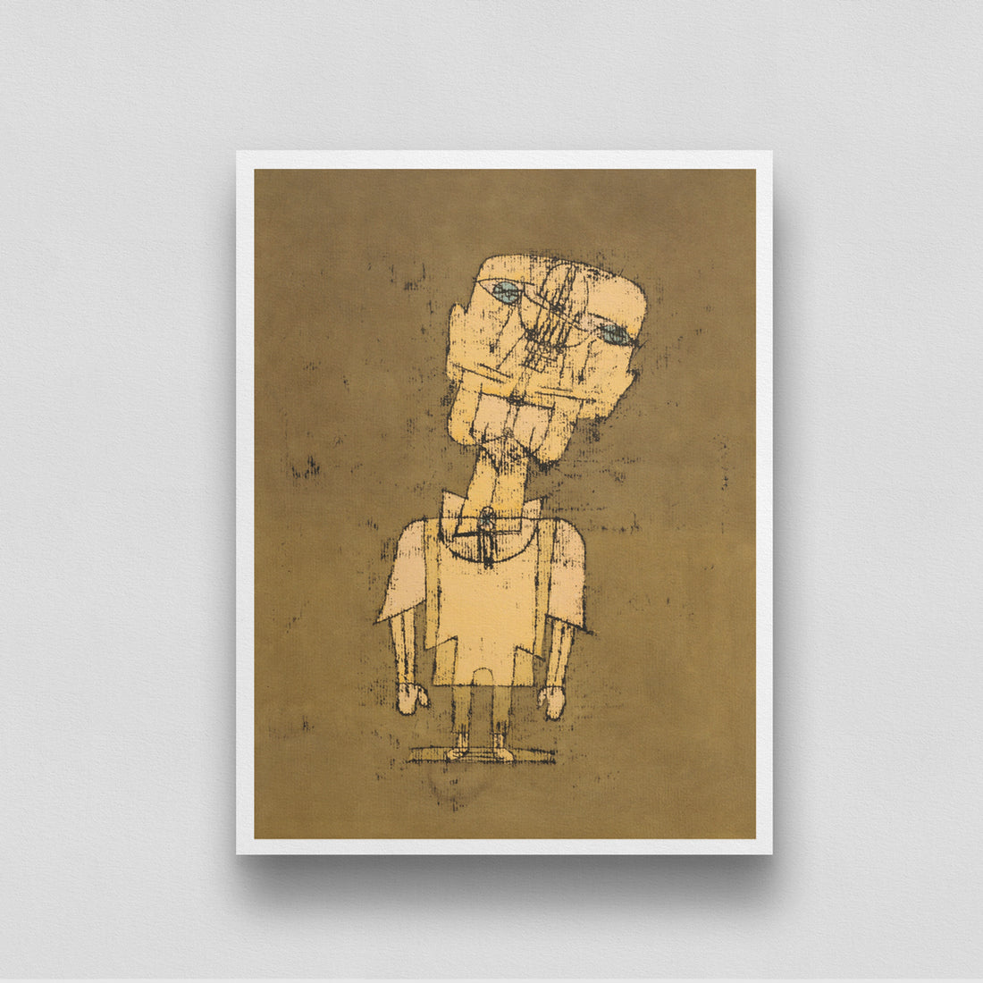 The Man Portrait by Paul Klee 3 : 4 Vertical New Premium Wall Art Canvas by MeriDeewar