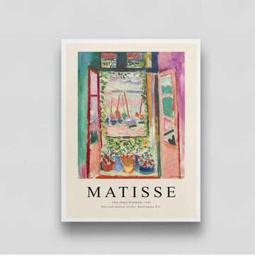 The Open Window Painting by Henri Matisse 3 : 4 Vertical New Premium Wall Art Canvas by MeriDeewar