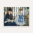 The Railway by Édouard Manet | Classic Impressionist Wall Painting for Living Room | Giclée Art Print 5 : 4 Horizontal Premium Wall Art Canvas by MeriDeewar