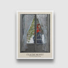 The Red Kerchief Painting by Claude Monet 3 : 4 Vertical New Premium Wall Art Canvas by MeriDeewar