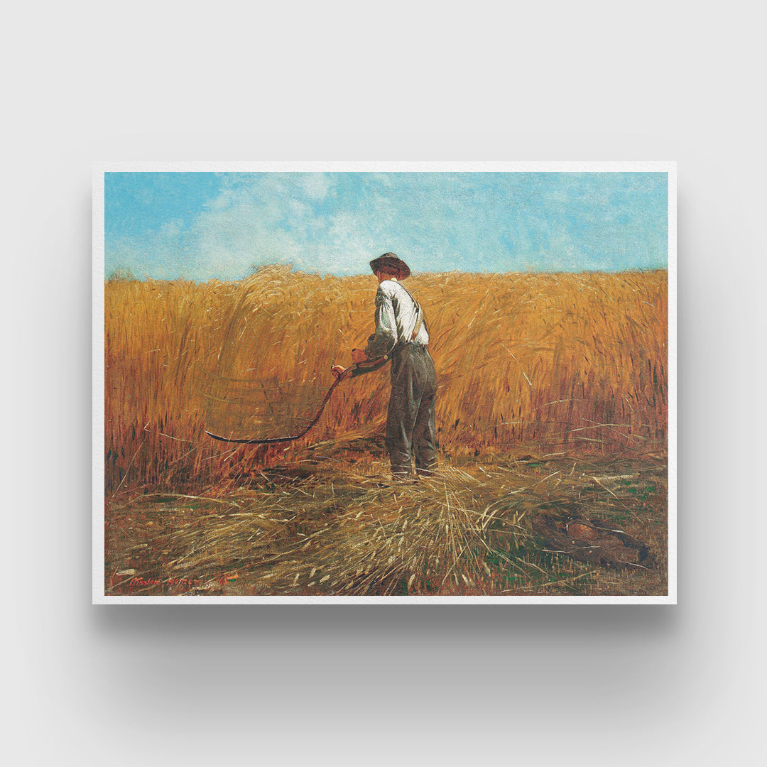The Veteran in A Field by Winslow Homer 3 : 4 Horizontal New Premium Wall Art Canvas by MeriDeewar