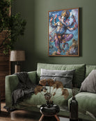Traditional Ganesha Painting Premium Wall Art Canvas by MeriDeewar