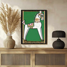 "Traditional Horse" Jamini Roy Painting | Fine Art Wall Art 2 : 3 Vertical Premium Wall Art Canvas by MeriDeewar