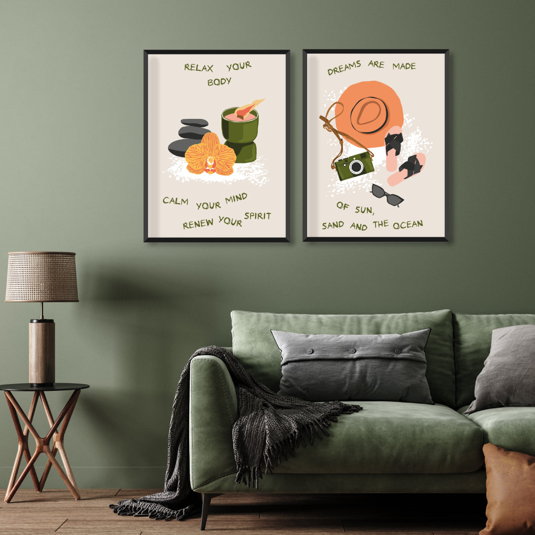Trendy Wall Art 3 : 4 Vertical New Premium Wall Art Canvas by MeriDeewar