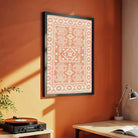"Tribal Kilim" Modern Ethnic Art Giclée Print | Fine Art Wall Art 2 : 3 Vertical Premium Wall Art Canvas by MeriDeewar