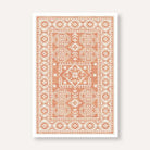 "Tribal Kilim" Modern Ethnic Art Giclée Print | Fine Art Wall Art 2 : 3 Vertical Premium Wall Art Canvas by MeriDeewar