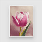 Tulip Flower Abstract Painting - Modern Wall Art for Home 3 : 4 Vertical New Premium Wall Art Canvas by MeriDeewar