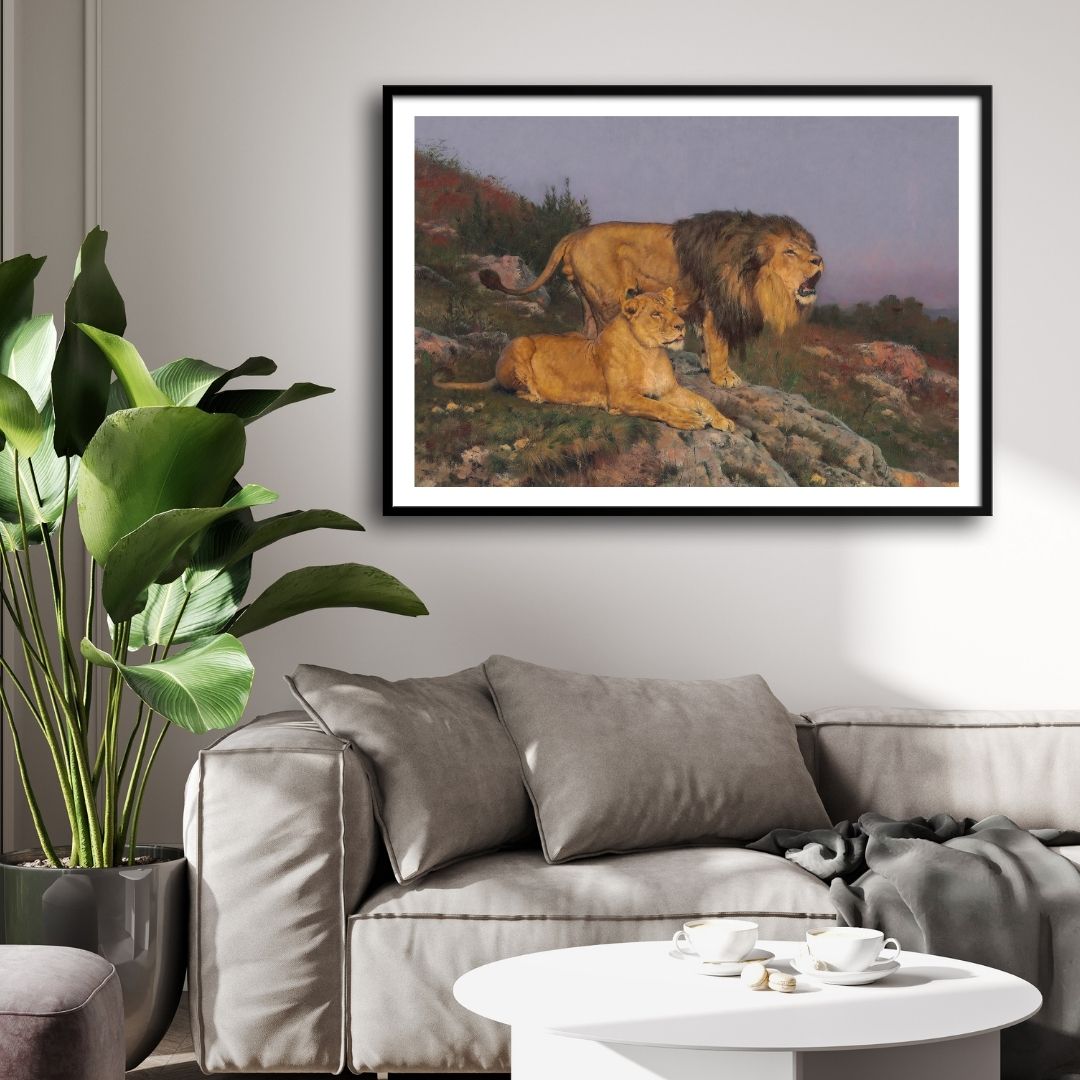 Twilight Watch – Guardians of the Wild 2 : 3 Horizontal Premium Wall Art Canvas by MeriDeewar