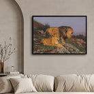 Twilight Watch – Guardians of the Wild 2 : 3 Horizontal Premium Wall Art Canvas by MeriDeewar