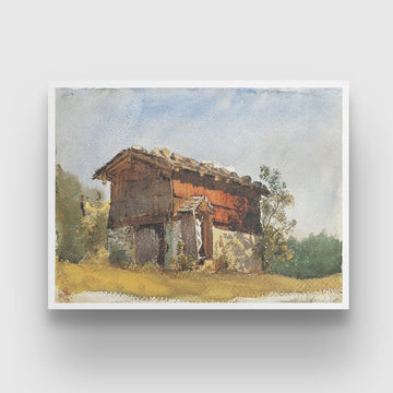 Tyrolean Shrine Painting by John Singer Sargent 3 : 4 Horizontal New Premium Wall Art Canvas by MeriDeewar