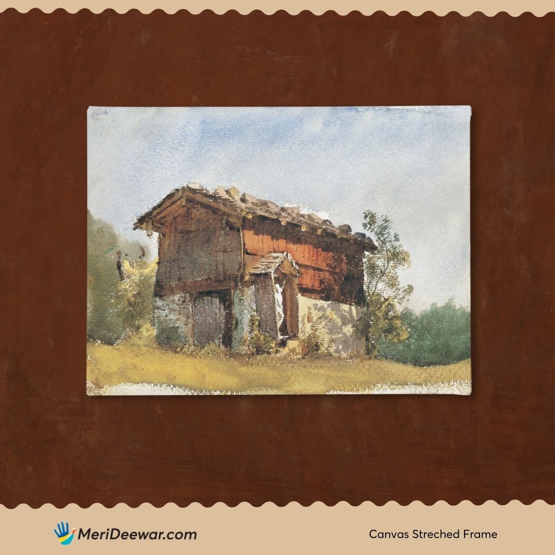 Tyrolean Shrine Painting by John Singer Sargent 3 : 4 Horizontal New Premium Wall Art Canvas by MeriDeewar