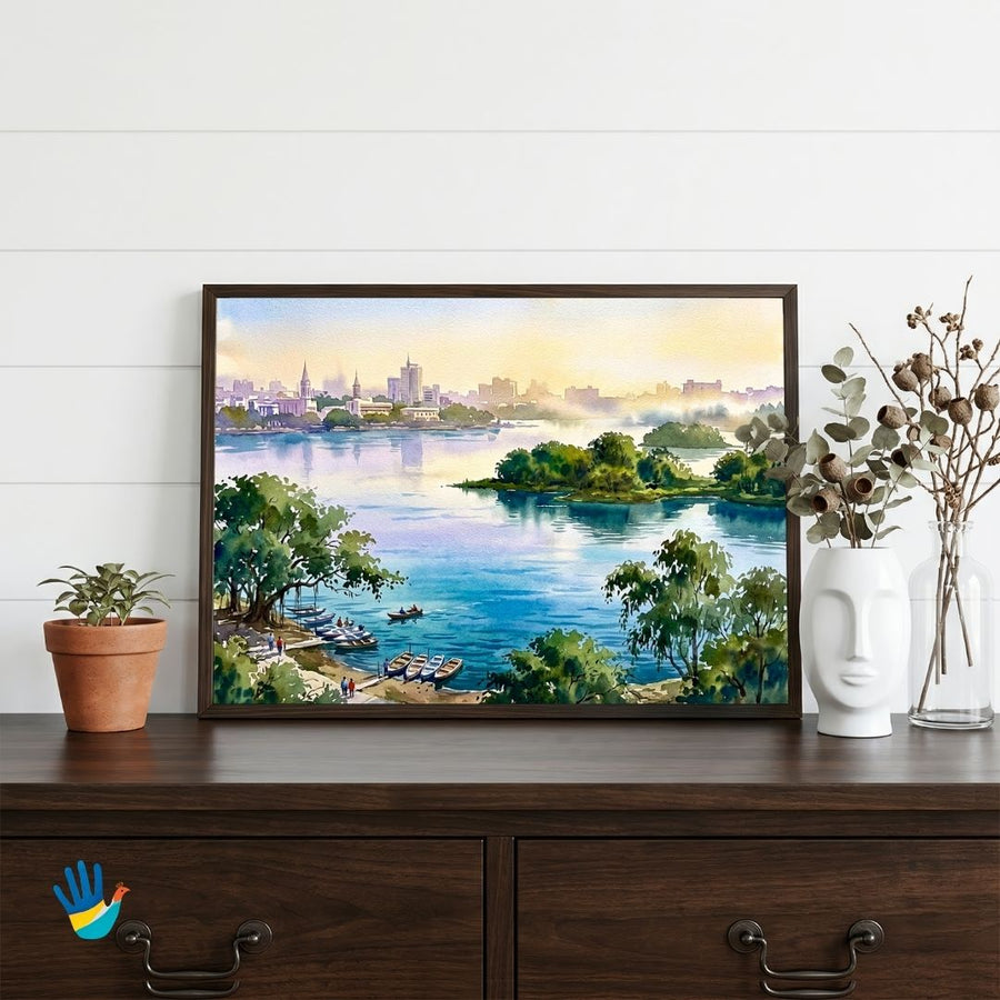 Watercoloured Cities Paintings