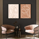 Unique Abstract Wall Art – Modern Design for Any Room Walls Premium Wall Art Canvas by MeriDeewar
