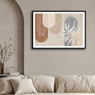 Urban Bloom Abstract Wall Art | Modern Botanical Canvas Print India 2 : 3 Horizontal Premium Wall Art Canvas by MeriDeewar