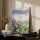 Valley of Flowers | Himalayan Meadow Abstract Art 3 : 4 Vertical Premium Wall Art Canvas by MeriDeewar