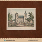 Vallø Slot Painting by Heinrich Gustav Ferdinand Holm 3 : 4 Horizontal New Premium Wall Art Canvas by MeriDeewar