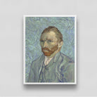Van Gogh Blue Portrait Painting 3 : 4 Vertical New Premium Wall Art Canvas by MeriDeewar